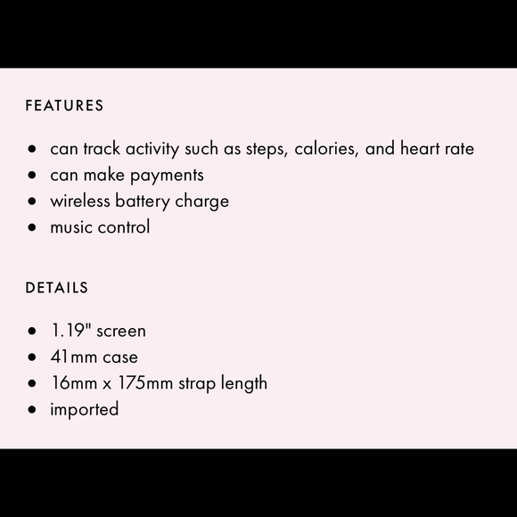 KATE ♠️ SPADE. GOLD SCALLOPED SMARTWATCH 2 -New - Picture 3 of 16